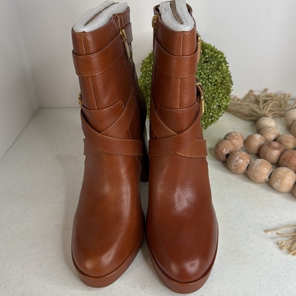 Vince Camuto Women's Coliana Platform Bootie Ankle Boot Color Whiskey Sz 10 - Picture 6 of 11